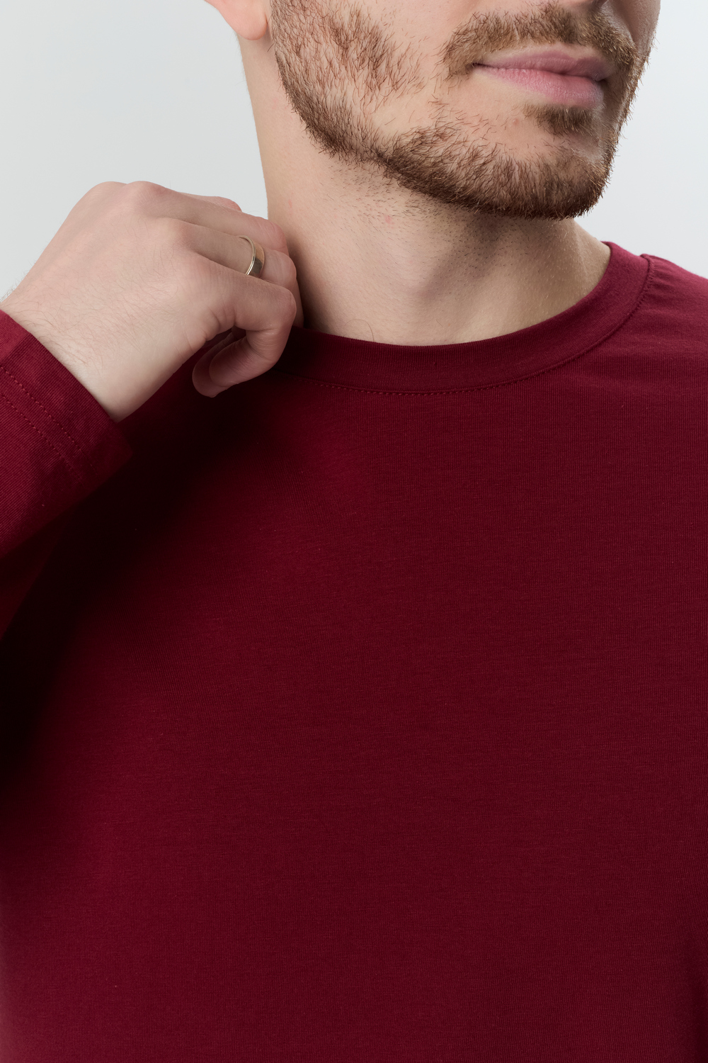 Лонгслив 1021 БОРДОВЫЙ