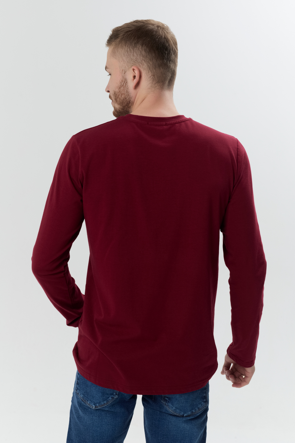 Лонгслив 1021 БОРДОВЫЙ