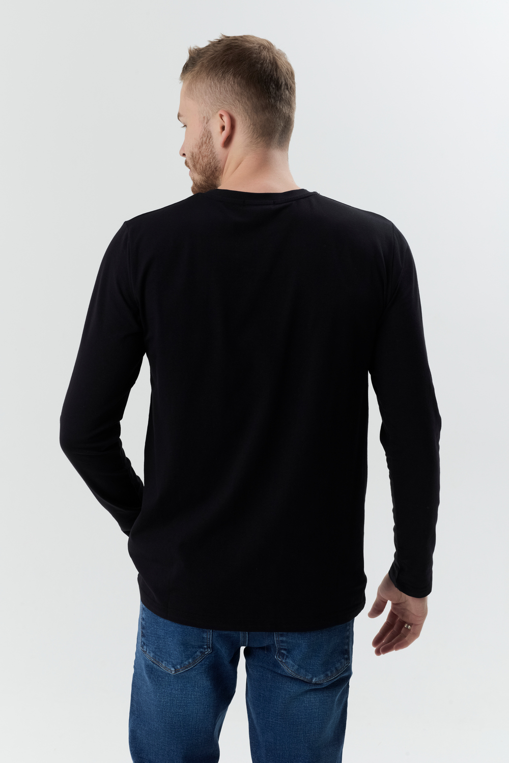 Лонгслив 1021 ЧЕРНЫЙ