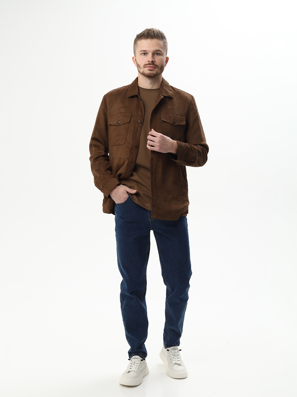 Ветровка 23mj014 КОРИЧНЕВЫЙ