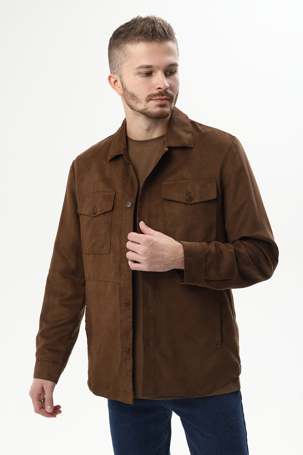 Ветровка 23mj014 КОРИЧНЕВЫЙ