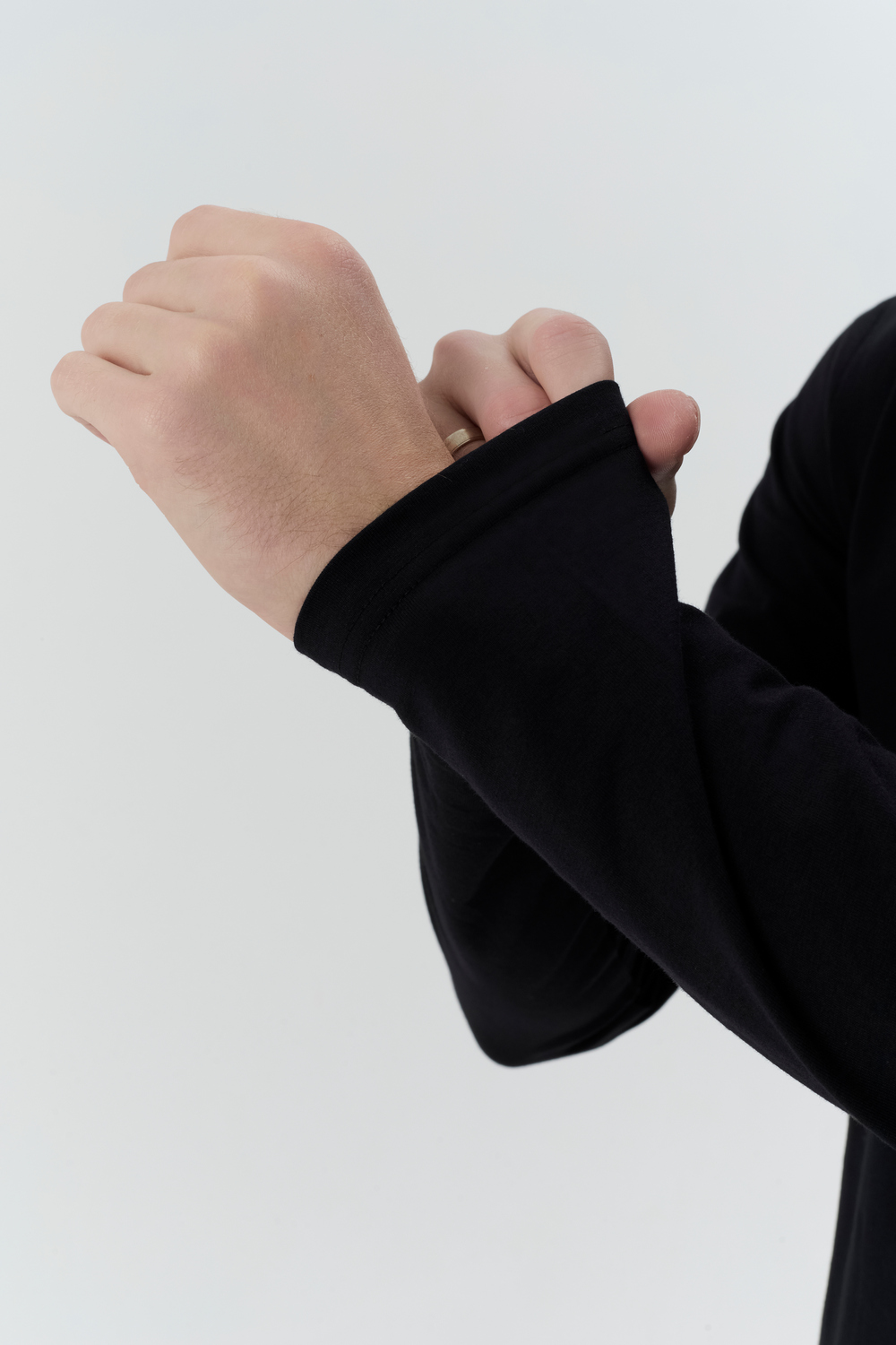 Лонгслив 1021 ЧЕРНЫЙ